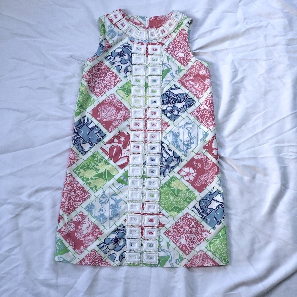 Lily Pulitzer Straight Cut Mini Dress, Size XS
